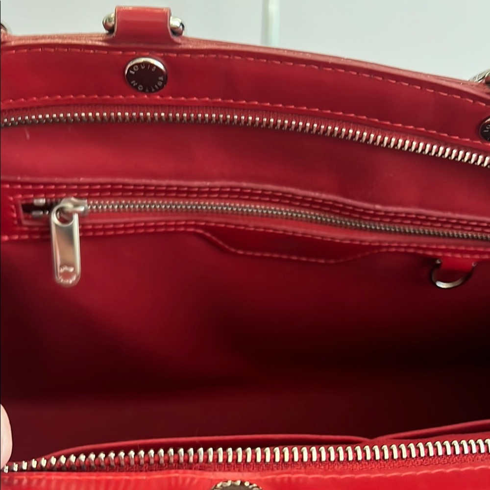 Louis Vuitton Red Epi Leather Brea MM Bag - Picture 7 of 9